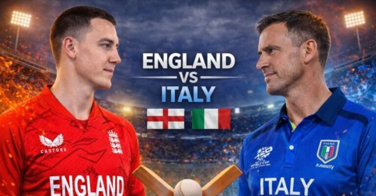 England vs Italy T20 Prediction: Match Preview, Playing XI, Toss Impact & Winning Chances