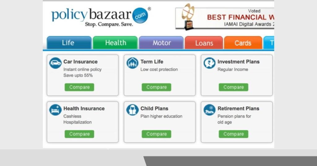Top 7 Policy Bazaar