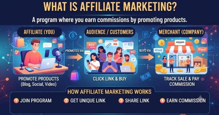 What Is Affiliate Marketing? A Beginner’s Guide to Making Money Online