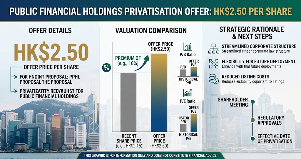 Public Financial Holdings Privatisation Offer Set at HK$2.50 as Public Bank Seeks Full Ownership