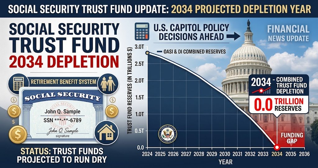 Social Security Trust Fund 2034 Depletion Date Explained