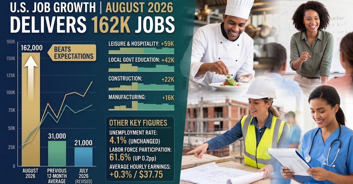 US Job Growth August 2026 Fed Decision