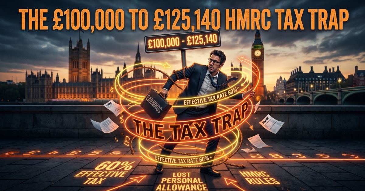 HMRC Tax Trap 100k: 62% Effective Tax Rate