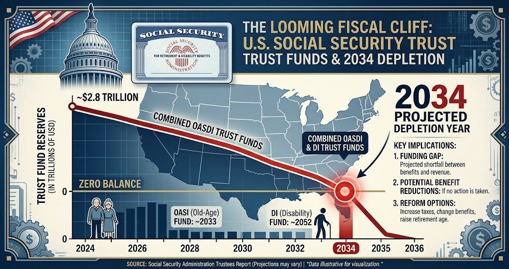 What does the Social Security trust fund mean for workers and businesses?