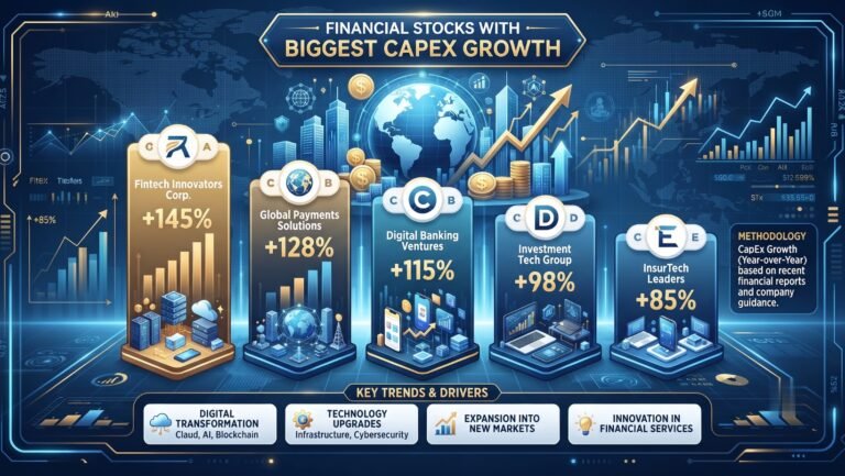 Financial Stocks With Biggest CapEx Growth 2026