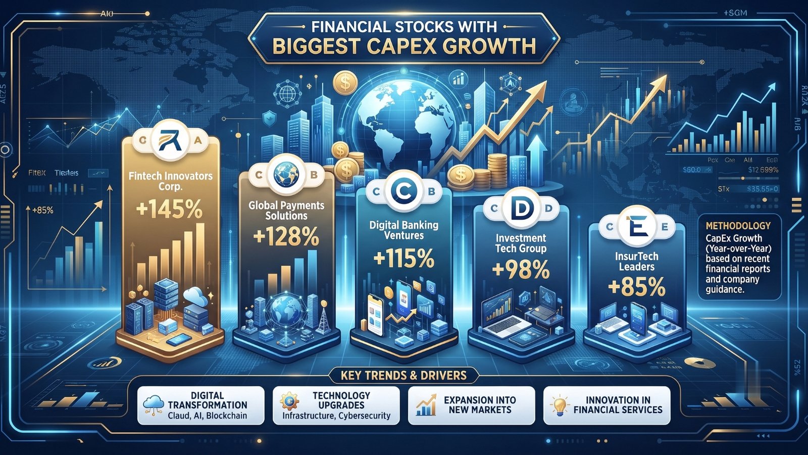 Financial Stocks With Biggest CapEx Growth 2026